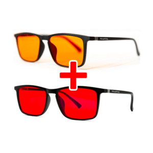 SleepKing - Henry pack (červené + oranžové brýle)