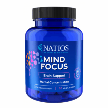NATIOS Mind Focus, 60 veganských kapslí