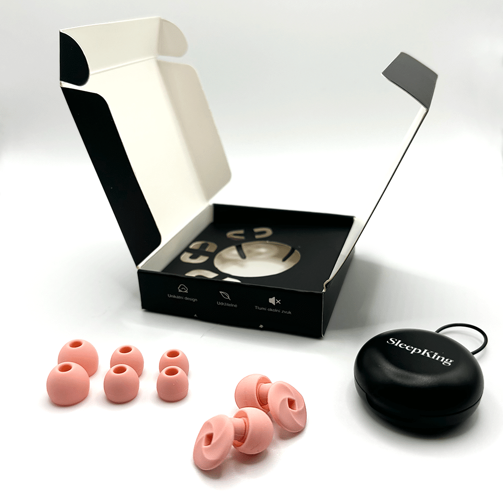 SleepKing™ Světle růžové špunty do uší Amadeus 4 SleepKing™ Světle růžové špunty do uší Amadeus - Obrázek 4