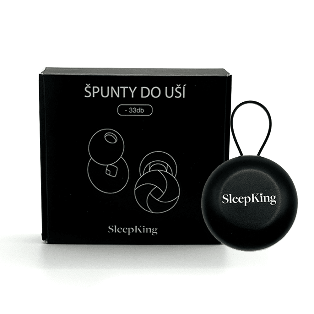 SleepKing černé špunty do uší, Amadeus 4 spunty do usi obal