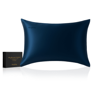SleepKing™ Hedvábný povlak Charlotte - Tmavě modrá, 70x90cm