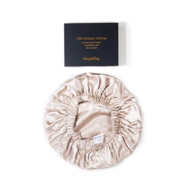 Hanna zlata SleepKing hedvábná čepice na spaní, 22-momme, Hanna