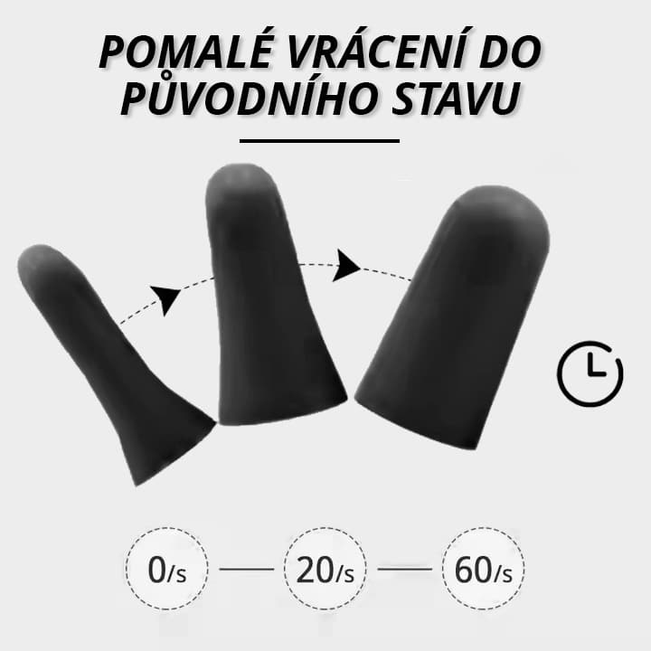 SleepKing™ Pěnové špunty do uší Ludwig 4 Ludwig infografika 4
