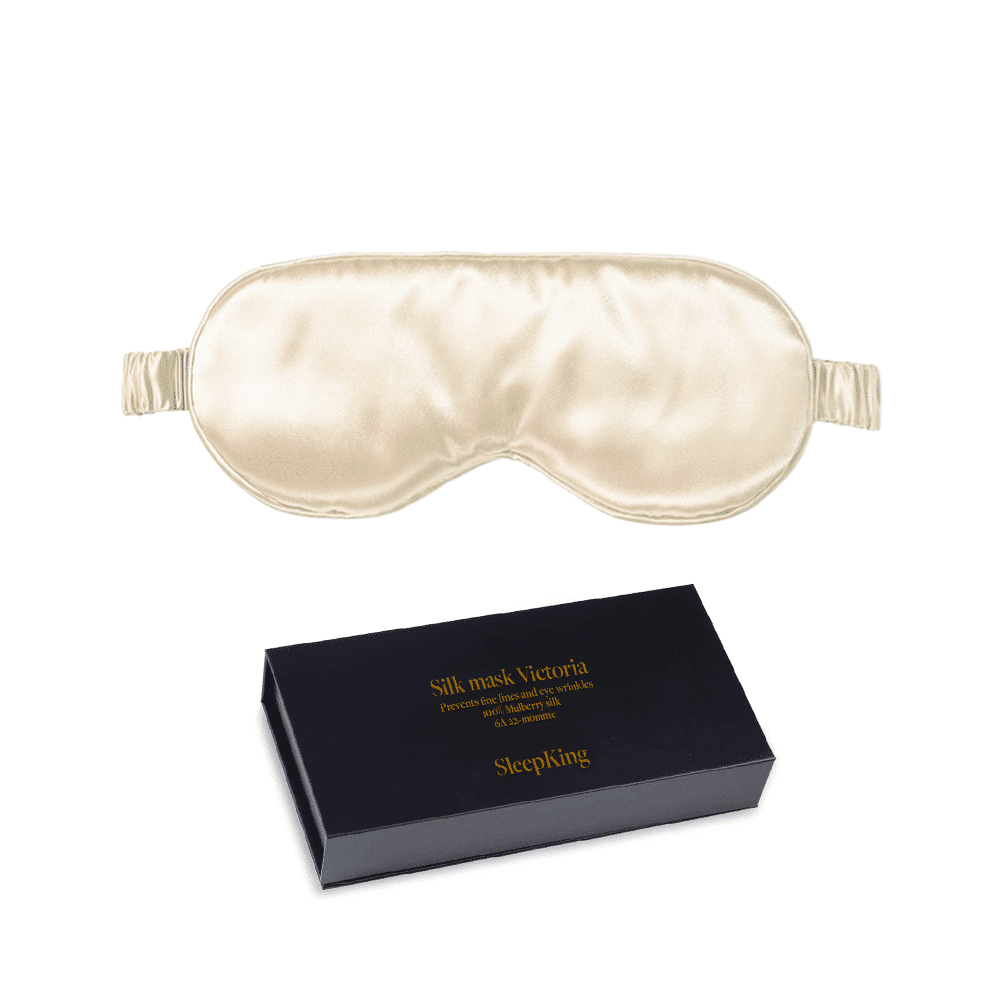 Hedvábná maska na spaní: nejlepší kámoška do letadla i hotelu 1 Victoria zlata box 1